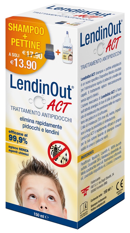 LENDINOUT ACT ANTIPIDOCCHI 150 ML - farmavitality.it