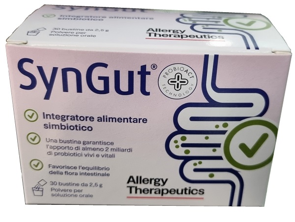 SYNGUT 30 BUSTINE DI LIOFILIZZATO DA 2,5 G IN ASTUCCIO 75 G - farmavitality.it