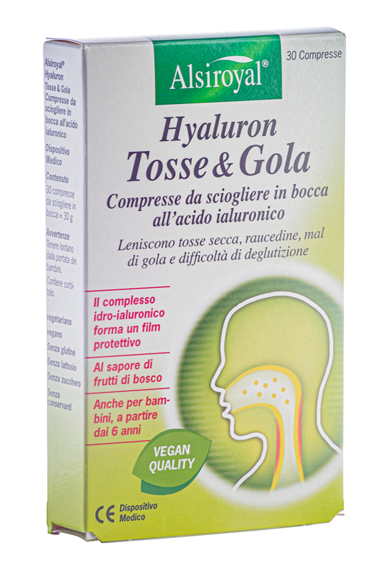 HYALURON TOSSE & GOLA 30 COMPRESSE N - farmavitality.it