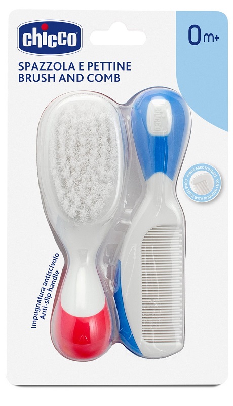 CHICCO SPAZZOLA + PETTINE NYLON - farmavitality.it