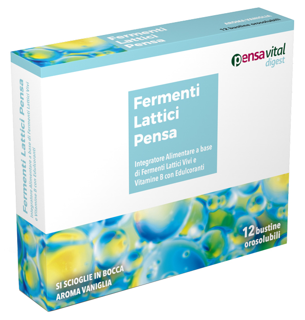 FERMENTI LATTICI VIVI E VITAMINE B 12 VANIGLIA BUSTINE OROSOLUBILI - farmavitality.it