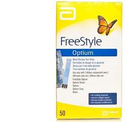 STRISCE MISURAZIONE GLICEMIA FREESTYLE OPTIUM TEST STRIPS 50 PEZZI SENZA CALIBRAZIONE - farmavitality.it