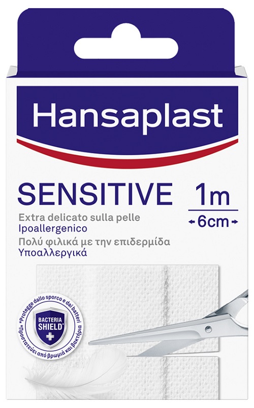 HANSAPLAST STRISCIA SENSITIVE PRETAGLIATA 1X6CM 10 PEZZI - farmavitality.it