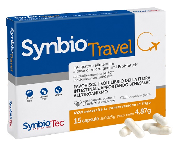 SYNBIOTRAVEL 15 CAPSULE ASTUCCIO 4,88 G - farmavitality.it