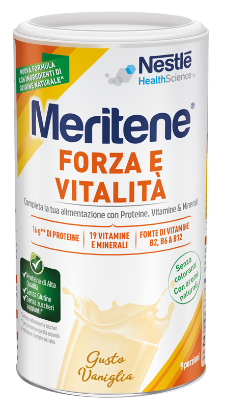 MERITENE VANIGLIA ALIMENTO ARRICCHITO 270 G - farmavitality.it