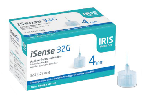 I SENSE AGO PER INSULINA GAUGE 32 4 MM 100 PEZZI - farmavitality.it