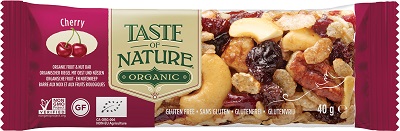 TASTE OF NATURE BARRETTA ALLE CILIEGIE E ALLE NOCI PECAN BIO VEGAN 40 G - farmavitality.it