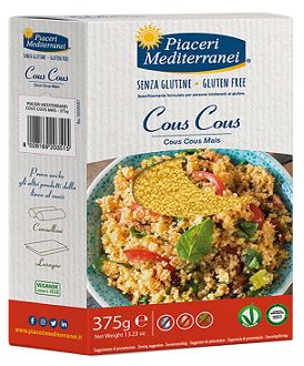 PIACERI MEDITERRANEI COUS COUS DI MAIS 375 G - farmavitality.it
