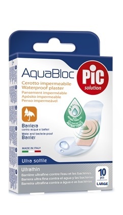 CEROTTO PIC AQUABLOC 25X72MM ANTIBATTERICO 10 PEZZI - farmavitality.it