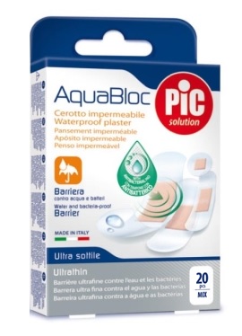CEROTTO PIC AQUABLOC MIX ANTIBATTERICO 20 PEZZI - farmavitality.it