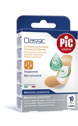 CEROTTO PIC CLASSIC 25X72 MM 10 ANTIBATTERICO 10 PEZZI - farmavitality.it