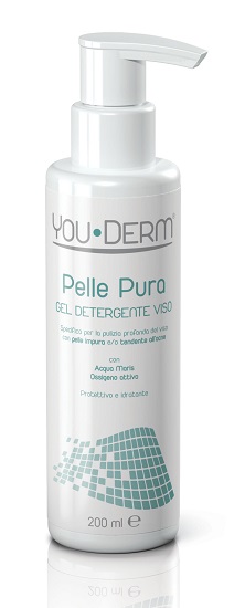 YOUDERM PELLE PURA GEL DETERGENTE VISO 200 ML - farmavitality.it