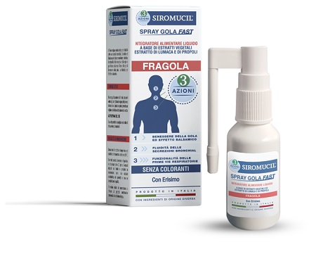 SIROMUCIL 3 AZIONI SPRAY GOLA FAST 15 ML - farmavitality.it