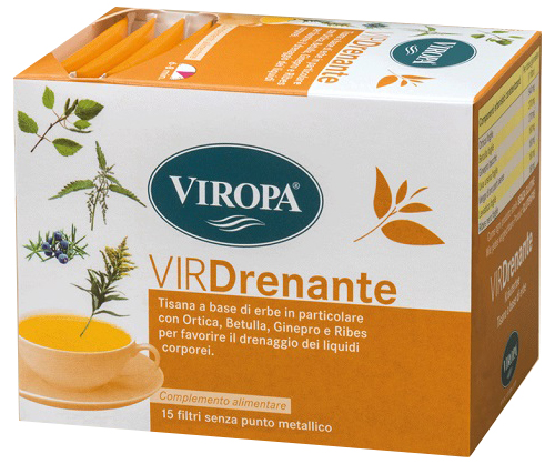 VIROPA DRENANTE TISANA 15 BUSTINE - farmavitality.it