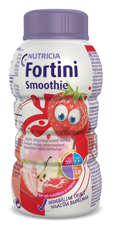 FORTINI SMOOTHIE MULTI FIBRE GUSTO FRUTTI ROSSI 200 ML - farmavitality.it