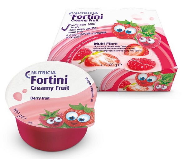 FORTINI CREAMY FRUIT MULTI FIBRE FRUTTI ROSSI 4X100 G - farmavitality.it