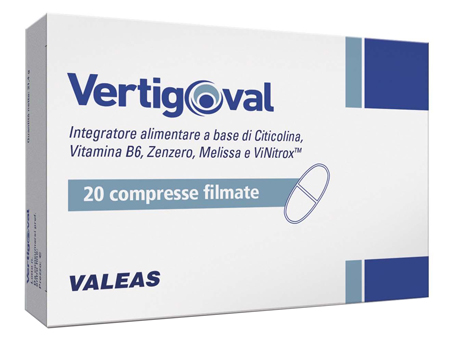 Valeas Vertigoval integratore per vertigini 20 compresse - farmavitality.it