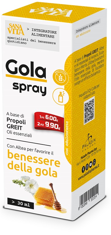 SANAVITA GOLA SPRAY 30 ML - farmavitality.it