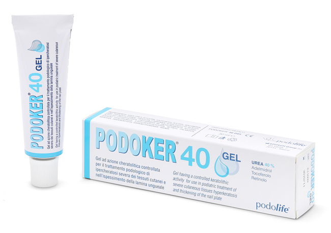 PODOKER 40 GEL AZIONE CHERATOLITICA TUBO DA 30 ML CON APPLICATORE - farmavitality.it