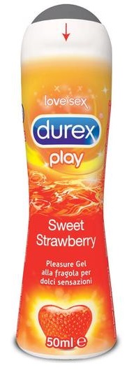 DUREX FRAGOLA GEL LUBRIFICANTE 50 ML - farmavitality.it