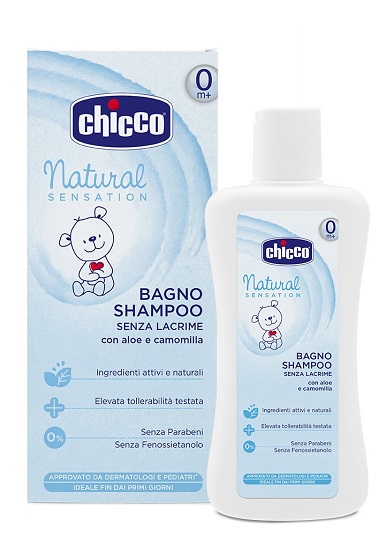 CHICCO BAGNO SHAMPOO NATURAL SENSATION 500 ML - farmavitality.it