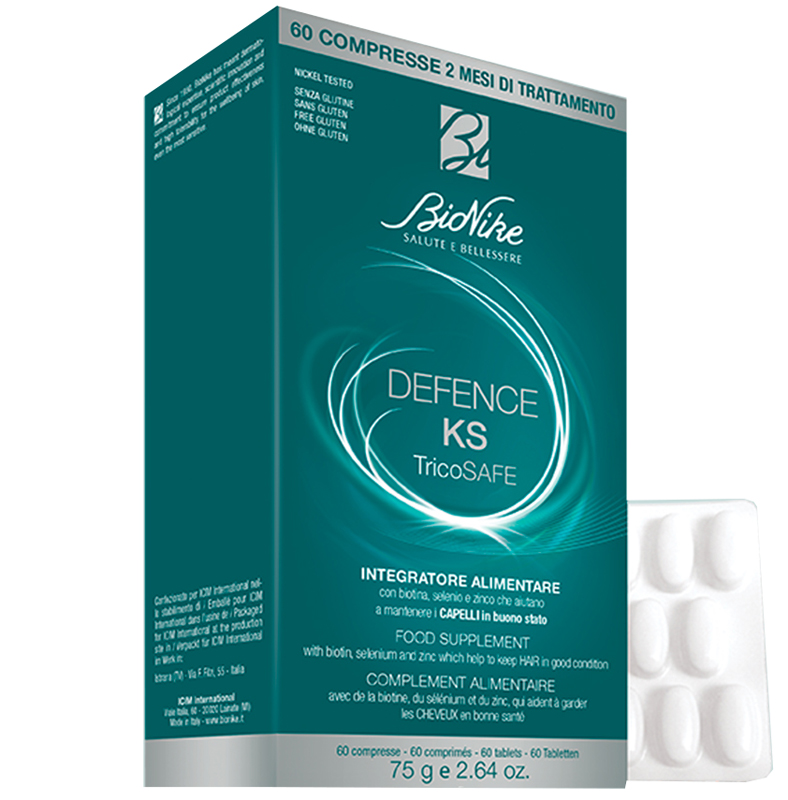 DEFENCE KS TRICOSAFE 36 COMPRESSE - farmavitality.it