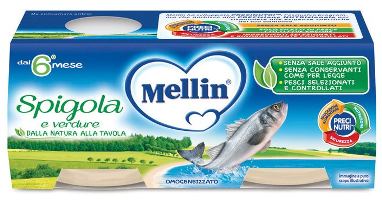 Mellin Omogeneizzati Di Pesce Spigola 2x80g - farmavitality.it