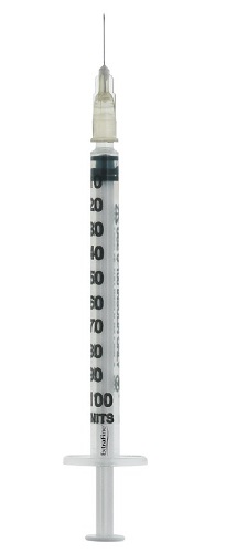 SIRINGA PER INSULINA EXTRAFINE 1ML 100 UI AGO REMOVIBILE 27 GAUGE 0,40X12 MM 1 PEZZO - farmavitality.it
