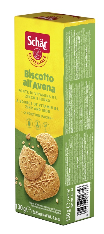 SCHAR BISCOTTI ALL'AVENA 130 G - farmavitality.it