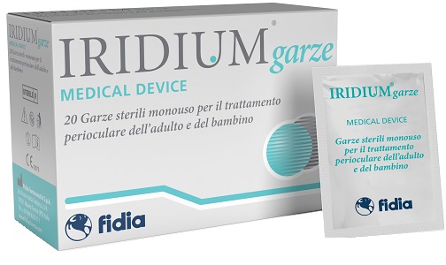 IRIDIUM GARZA OCULARE MEDICATA IN TESSUTO NON TESSUTO 20 PEZZI - farmavitality.it