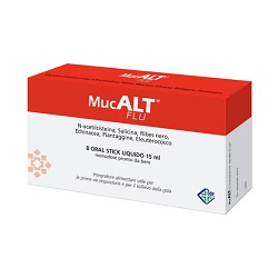 MUCALT FLU 8 ORAL STICK MONODOSE - farmavitality.it