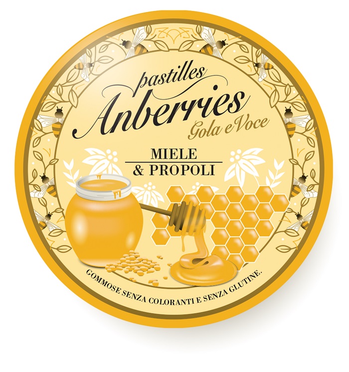 ANBERRIES MIELE PROPOLI 55 G - farmavitality.it
