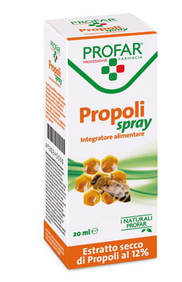 PROPOLI SPRAY ESTRATTO SECCO 12% 20 ML PROFAR - farmavitality.it