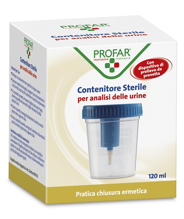 CONTENITORE URINE PROFAR CON TAPPO DI SICUREZZA 120ML - farmavitality.it