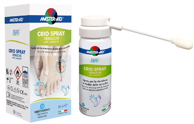 MASTER-AID FOOT CARE CRIO SPRAY VERRUCHE 50 ML - farmavitality.it