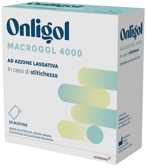 ONLIGOL MACROGOL 4000 20 BUSTINE 10 G SENZA ZUCCHERO - farmavitality.it