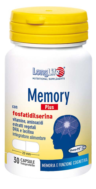 LONGLIFE MEMORY PLUS 30 CAPSULE FOTOPROTETTE - farmavitality.it