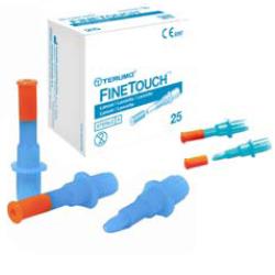 LANCETTE PUNGIDITO FINETOUCH 23 GAUGE 25 PEZZI - farmavitality.it
