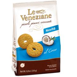LE VENEZIANE BISCOTTI COCCO 250 G - farmavitality.it