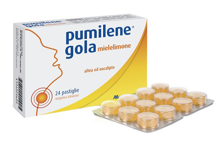 PUMILENE GOLA MIELE LIMONE 24 PASTIGLIE - farmavitality.it