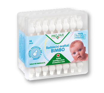 PROFAR BASTONCINI OVATTATI BAMBINI 56 PEZZI - farmavitality.it