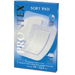 GARZA COMPRESSA PRONTEX SOFT PAD 10X12,5 6 PEZZI (5 TNT + 1 IMPERMEABILE AQUA PAD) - farmavitality.it