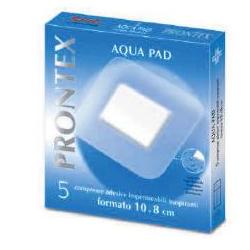 GARZA COMPRESSA PRONTEX AQUA PAD 10X8CM 5 PEZZI - farmavitality.it