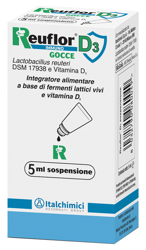 REUFLOR D3 GOCCE 5 ML - farmavitality.it