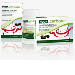 NOVA CARBONE VEGETALE 120 COMPRESSE - farmavitality.it