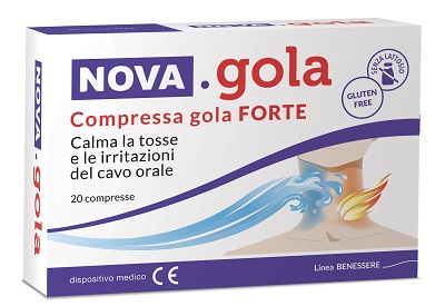 NOVA GOLA COMPRESSA GOLA FORTE 20 COMPRESSE - farmavitality.it