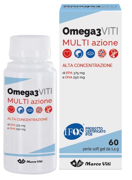 Marco Viti - Omega 3 Multiazione 60 Perle - farmavitality.it