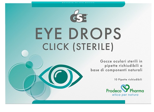 GSE EYE DROPS CLICK GOCCE OCULARI 10 PIPETTE 0,5 ML - farmavitality.it