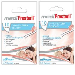 CEROTTO PER SUTURA MEDIPRESTERIL DELICATO TNT 3X75MM 10 PEZZI - farmavitality.it