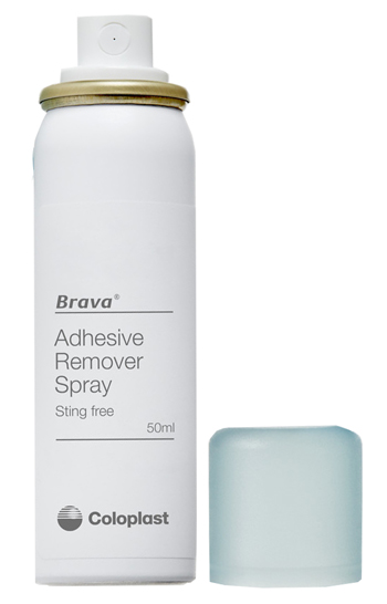 BRAVA SPRAY REMOVER PER DISTACCO DOLCE ADESIVI E DISPOSITIVI PER STOMIA 50 ML - farmavitality.it